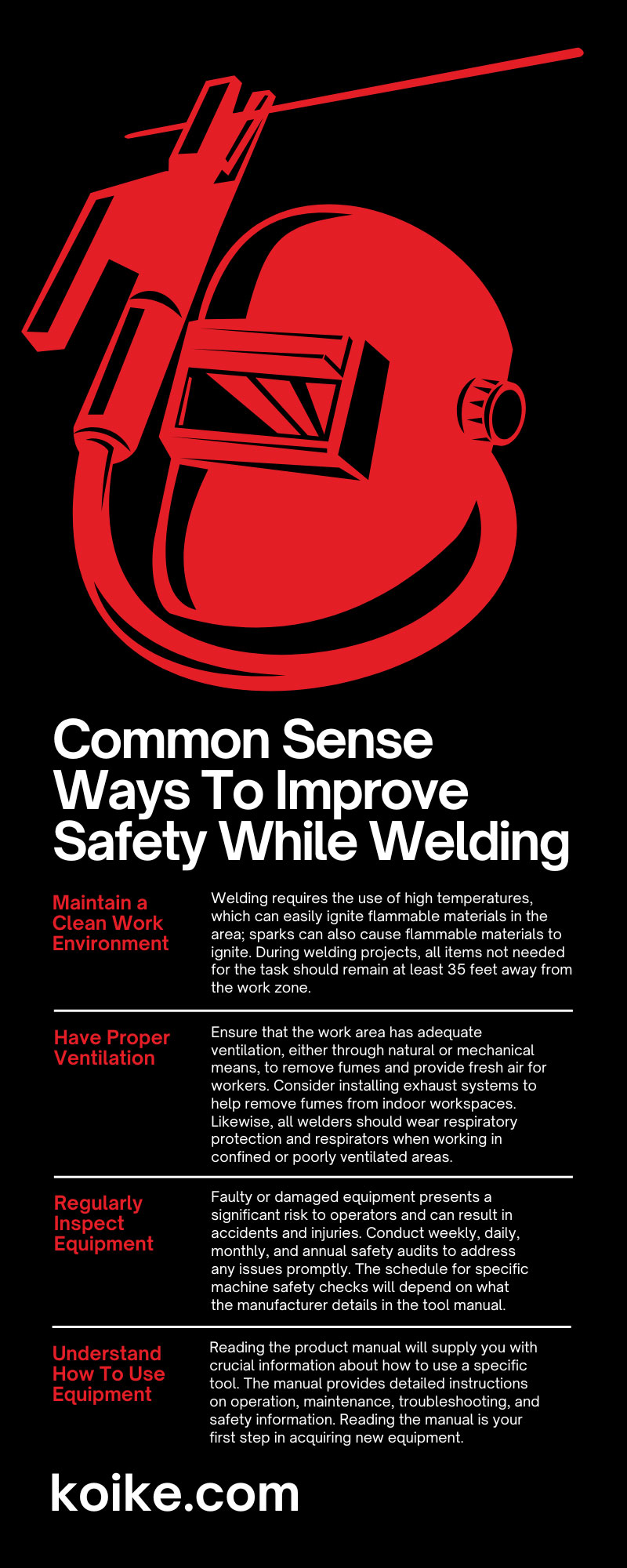 8 Common Sense Ways To Improve Safety While Welding